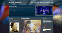 Desktop Screenshot of lumentenebris.de